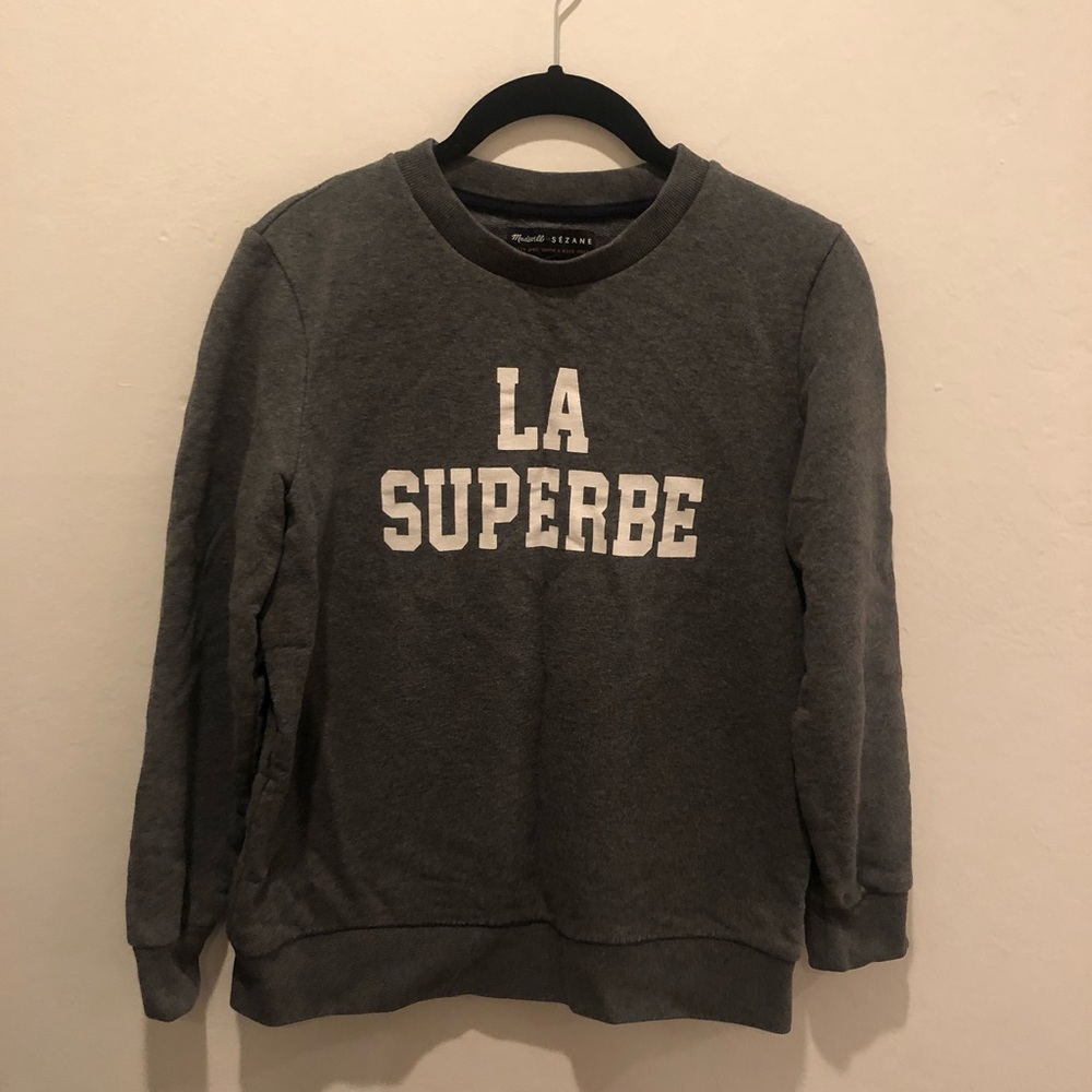 Madewell x Sezane sweatshirt
